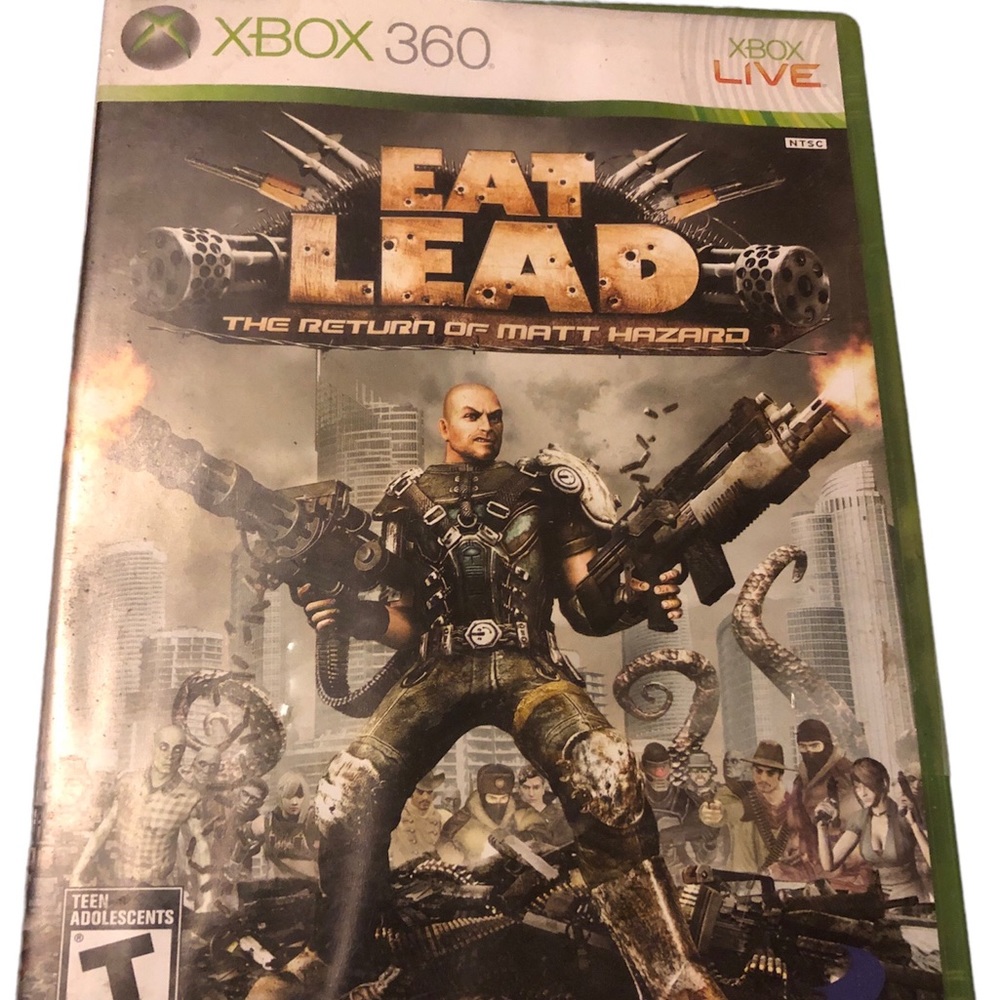 Eat Lead: The Return of Matt Hazard (Microsoft Xbox 360, 2009) complete tested